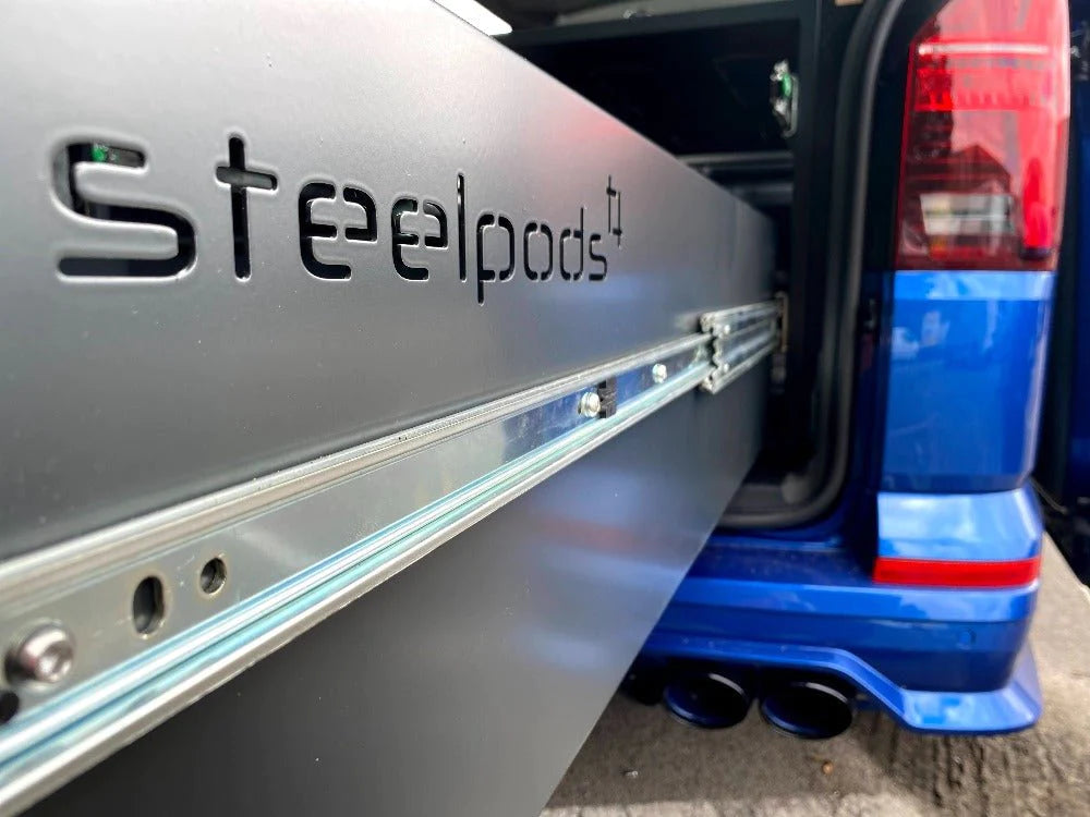 VW Transporter SteelPod in Dark Grey.