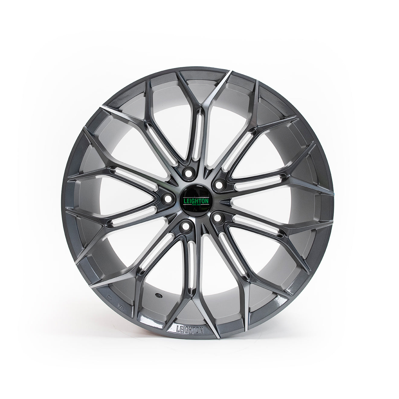 LV-1 Gunmetal & Polished Face Alloy Wheels