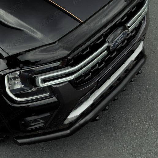 70MM BLACK SPOILER BAR WITH AXLE BARS - FORD RANGER