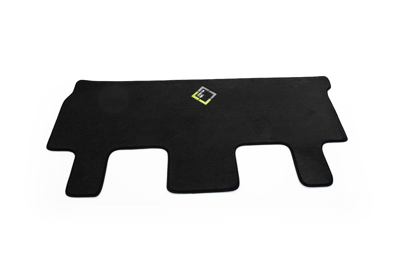 Leighton Rear Mat - Various Options (for VW T6/T6.1) Black with Coloured Logo