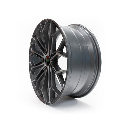 LV-1 Gunmetal & Polished Face Alloy Wheels