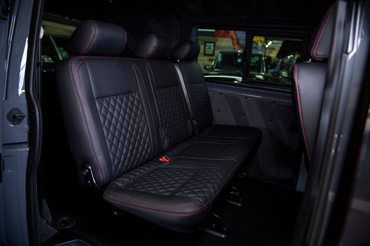 Bentley Red Genuine Leather - VW Transporter