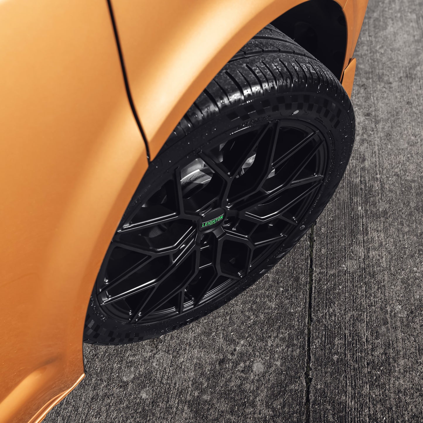 LV-2 Matte Black Alloy Wheels