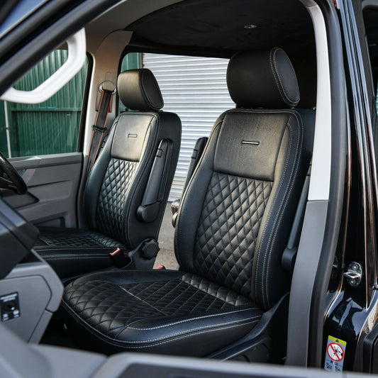 Hex Grey Genuine Leather - VW Transporter