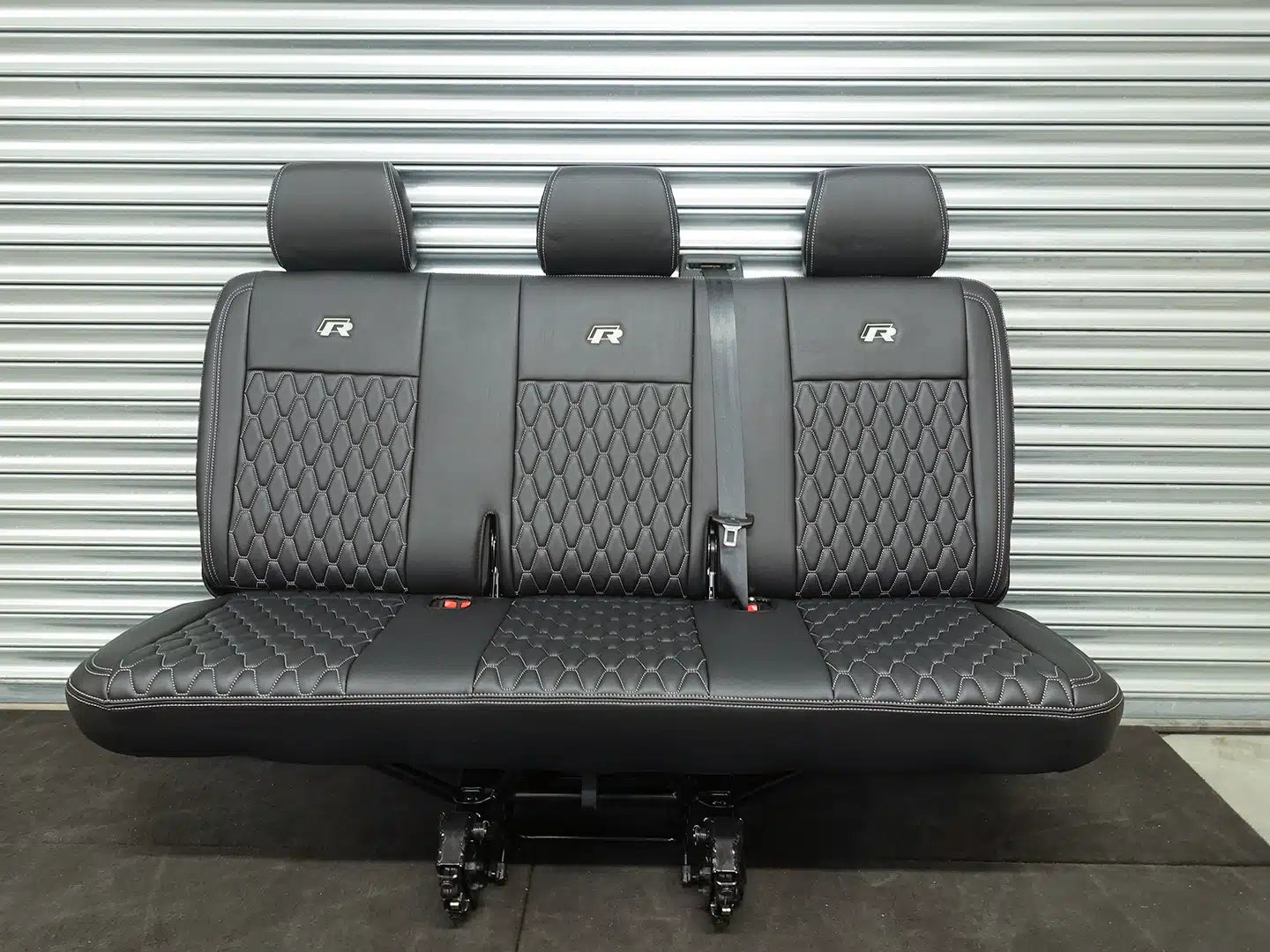 Leather look seat covers - VW T6/T6.1 – Dimond Design Grey