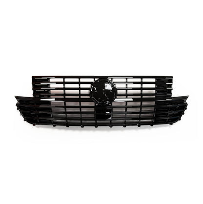 Gloss Black Badged Grille (for VW T6.1) + Gloss Black Lower Grille/Inserts (for VW T6.1)