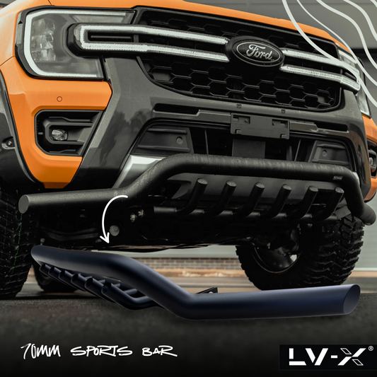 70MM BLACK SPOILER BAR - D RANGER - T9