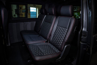 Hex Red Genuine Leather - VW Transporter