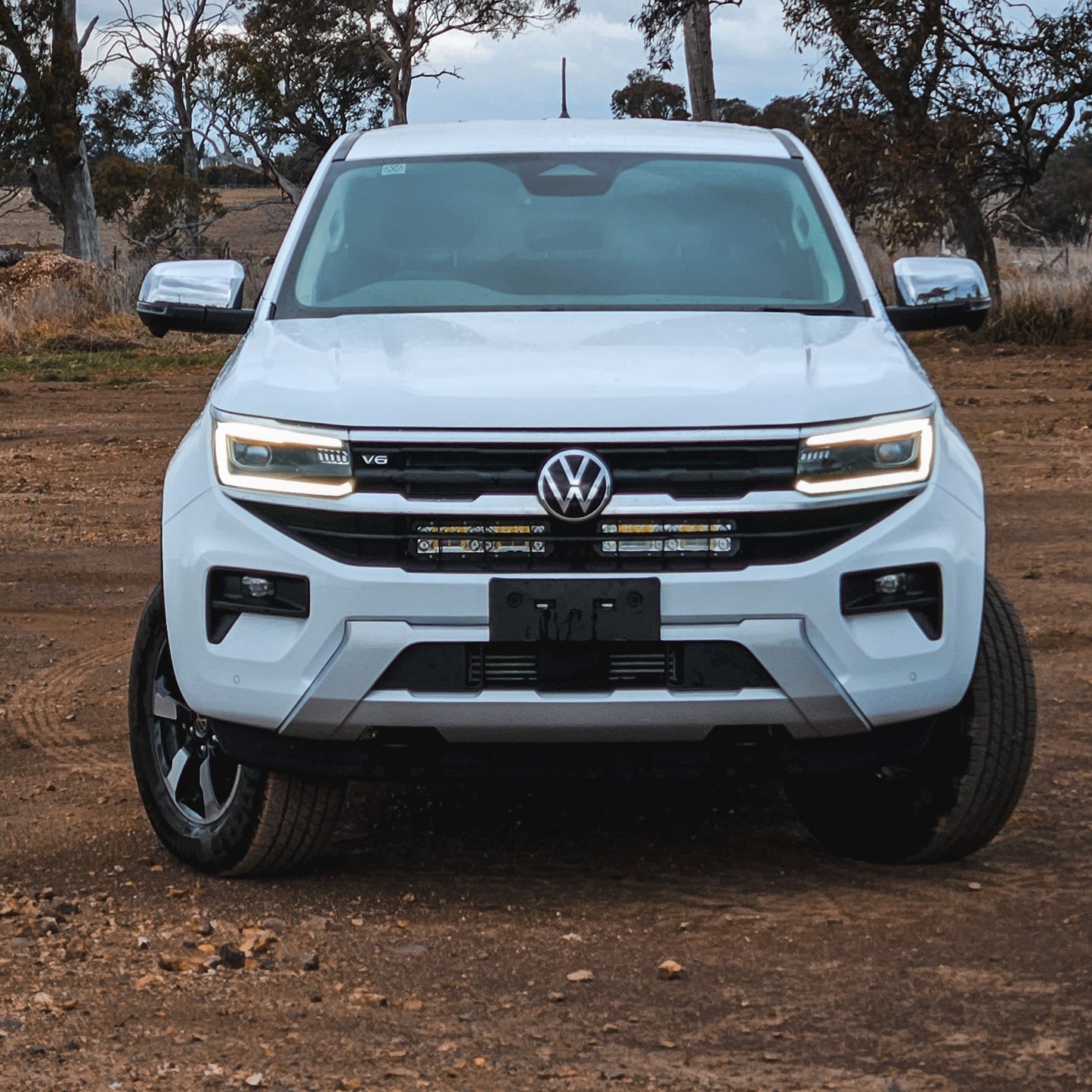 All-New VW Amarok Behind-Grille Light Bar from TrailBait