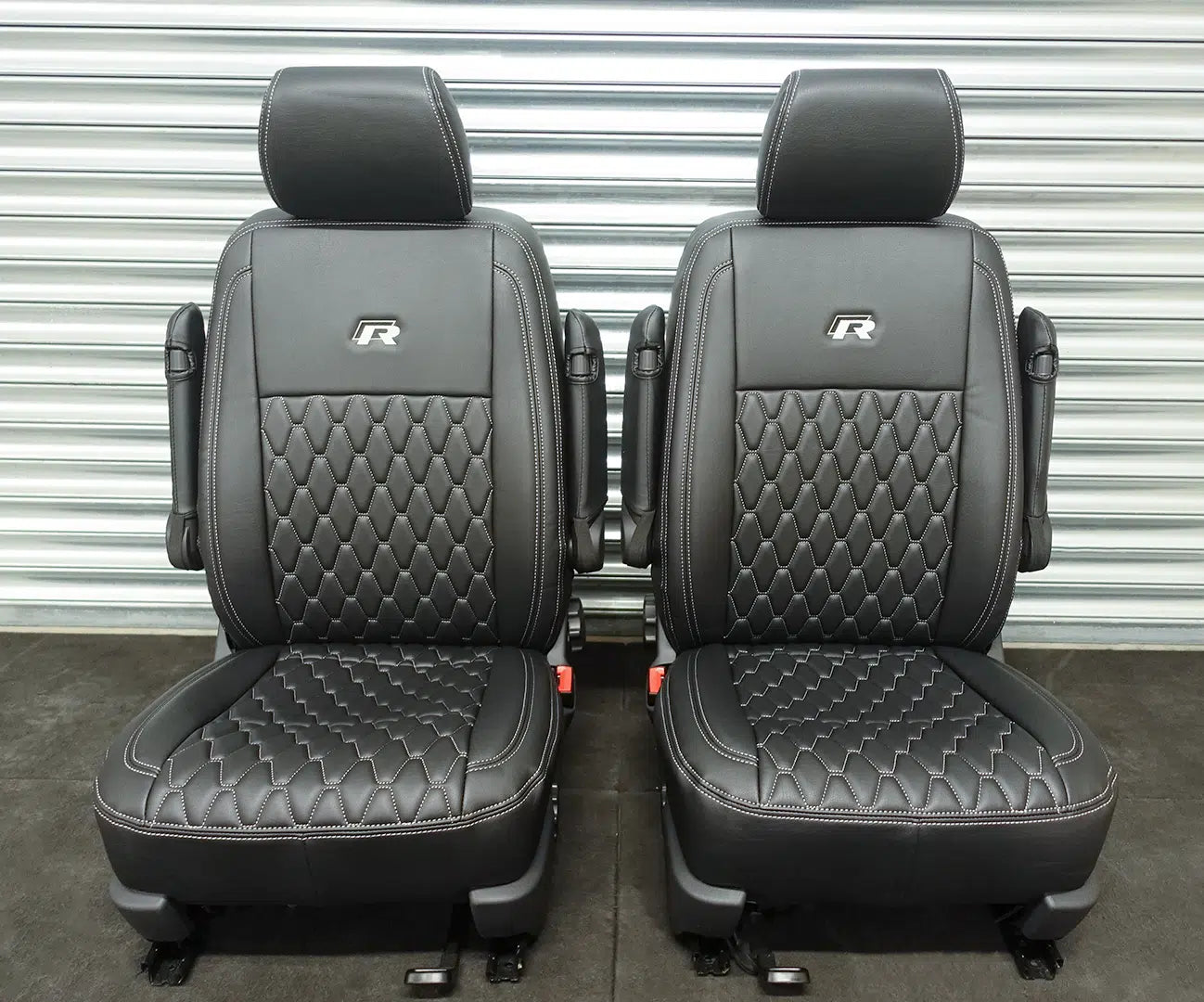 Leather look seat covers - VW T6/T6.1 – Dimond Design Grey