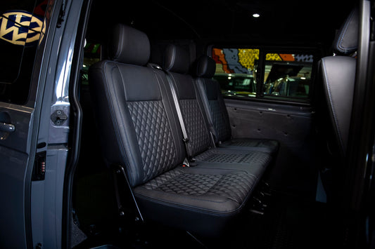 Bentley Blue Genuine Leather - VW Transporter